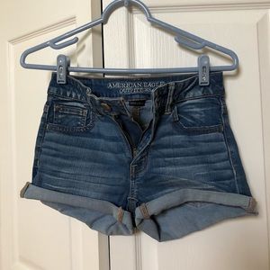 Denim shorts